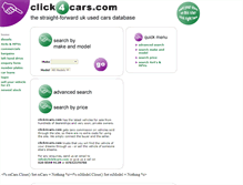 Tablet Screenshot of click4cars.com